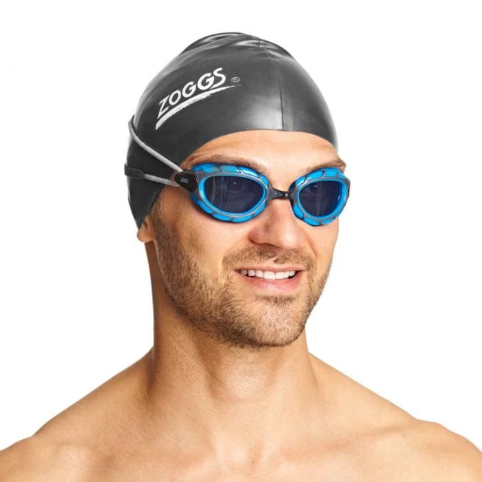 Zoggs Predator Goggels - Blue/Black/ Smoke Tint - Image 2