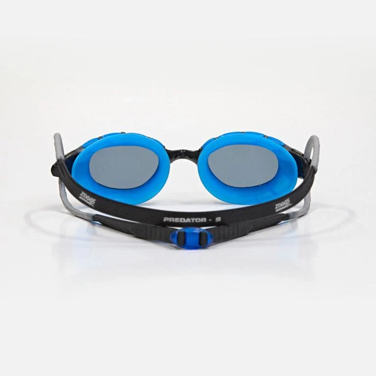 Zoggs Predator Goggels - Blue/Black/ Smoke Tint - Image 3