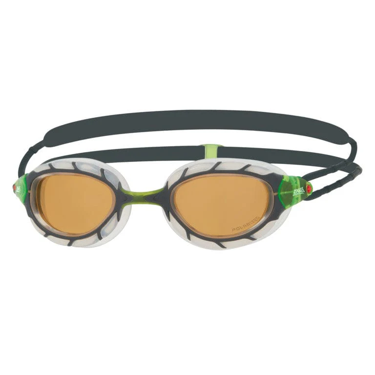 Zoggs Predator Polarized Ultra Goggles - Metallic Grey - Image 2