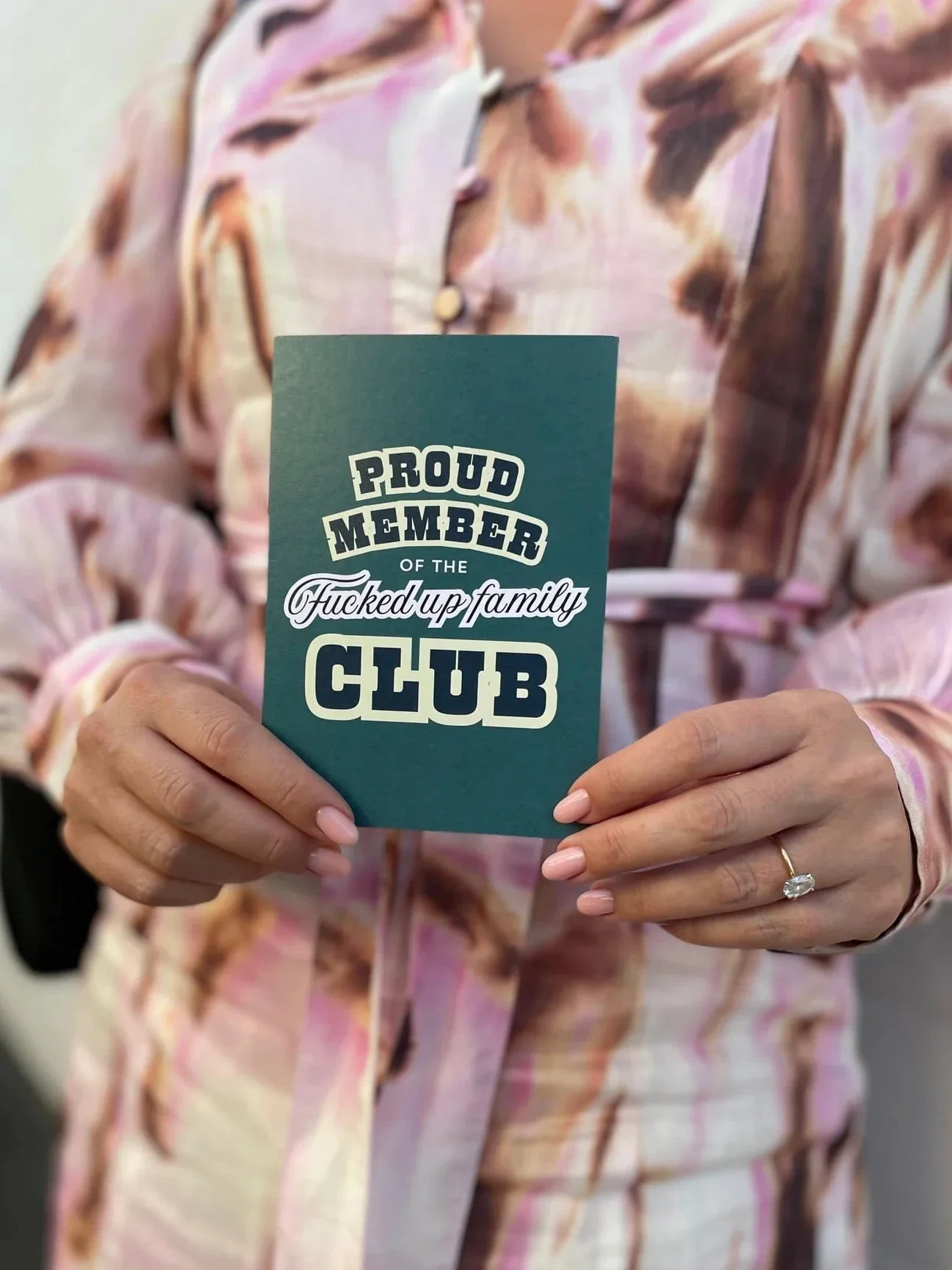 Proud Member of the Fucked up Family Club - Greeting Card*