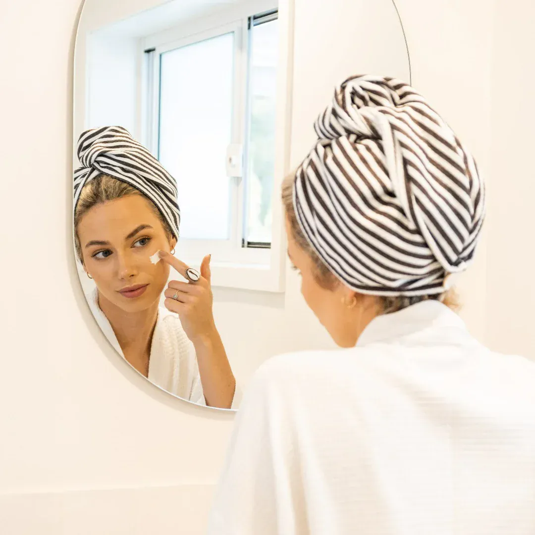 Quick Dry Hair Wrap - Black - Image 2