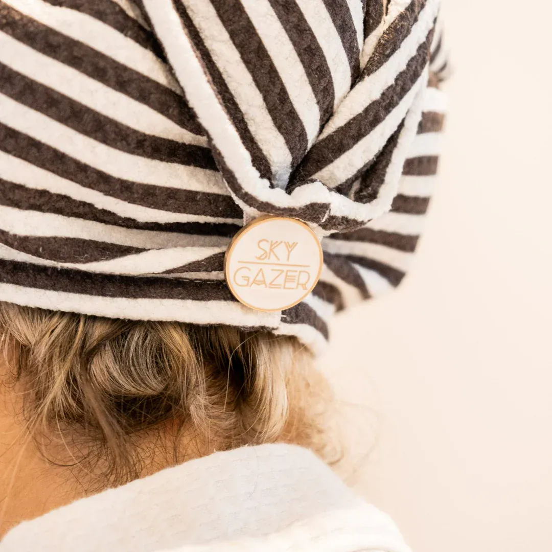 Quick Dry Hair Wrap - Black - Image 4