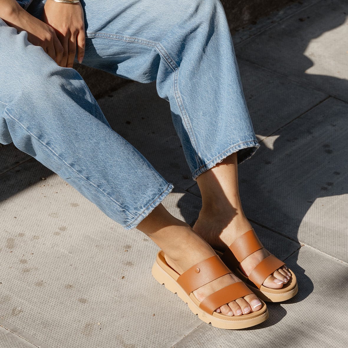 Reef Vista Luxe Thea - Leather Brown - Image 6
