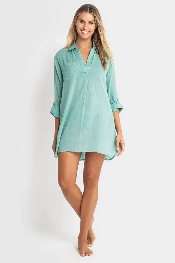 Sunseeker Resort Painters Shirt - Moss* - Image 6
