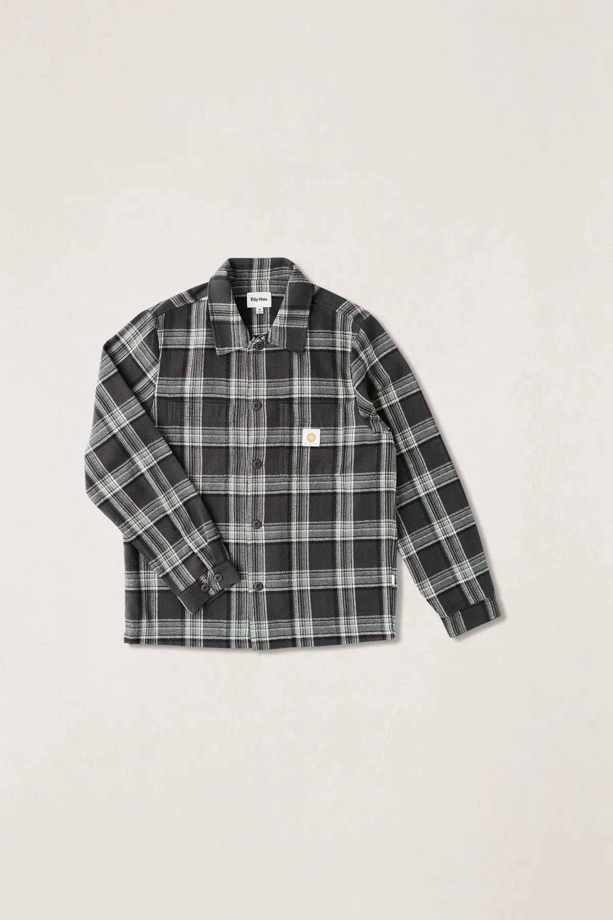 Rhythm Alex Check LS Shirt - Forest - Image 6