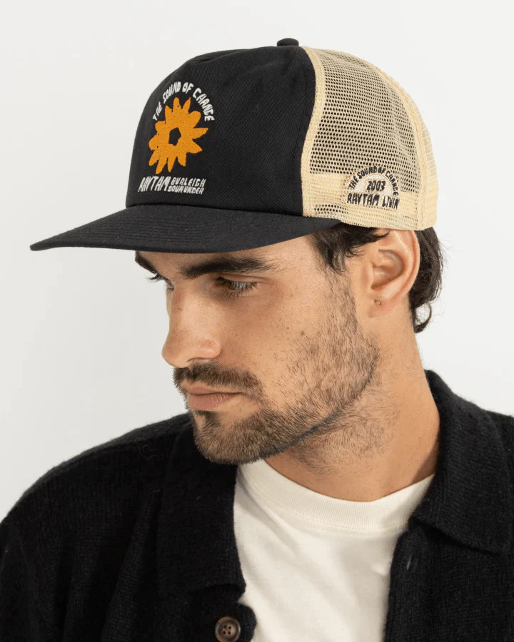 Rhythm Down Under Trucker Cap - Black - Image 2