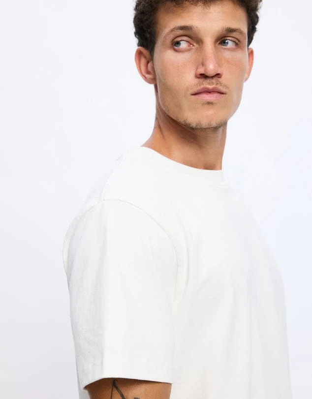 Rhythm Flagship Vintage Short Sleeved T-Shirt - Ecru - Image 3