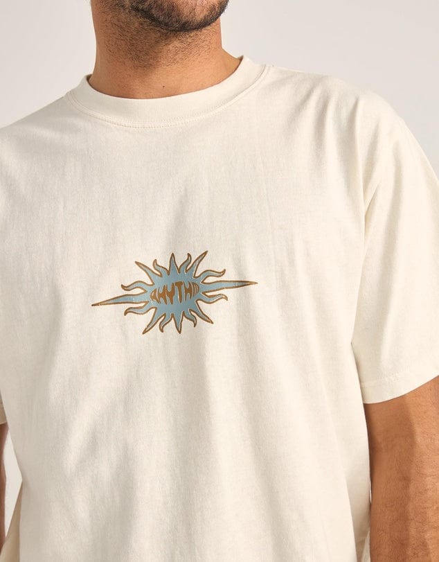 Rhythm Flame Printed Vintage SS T-Shirt - White - Image 3