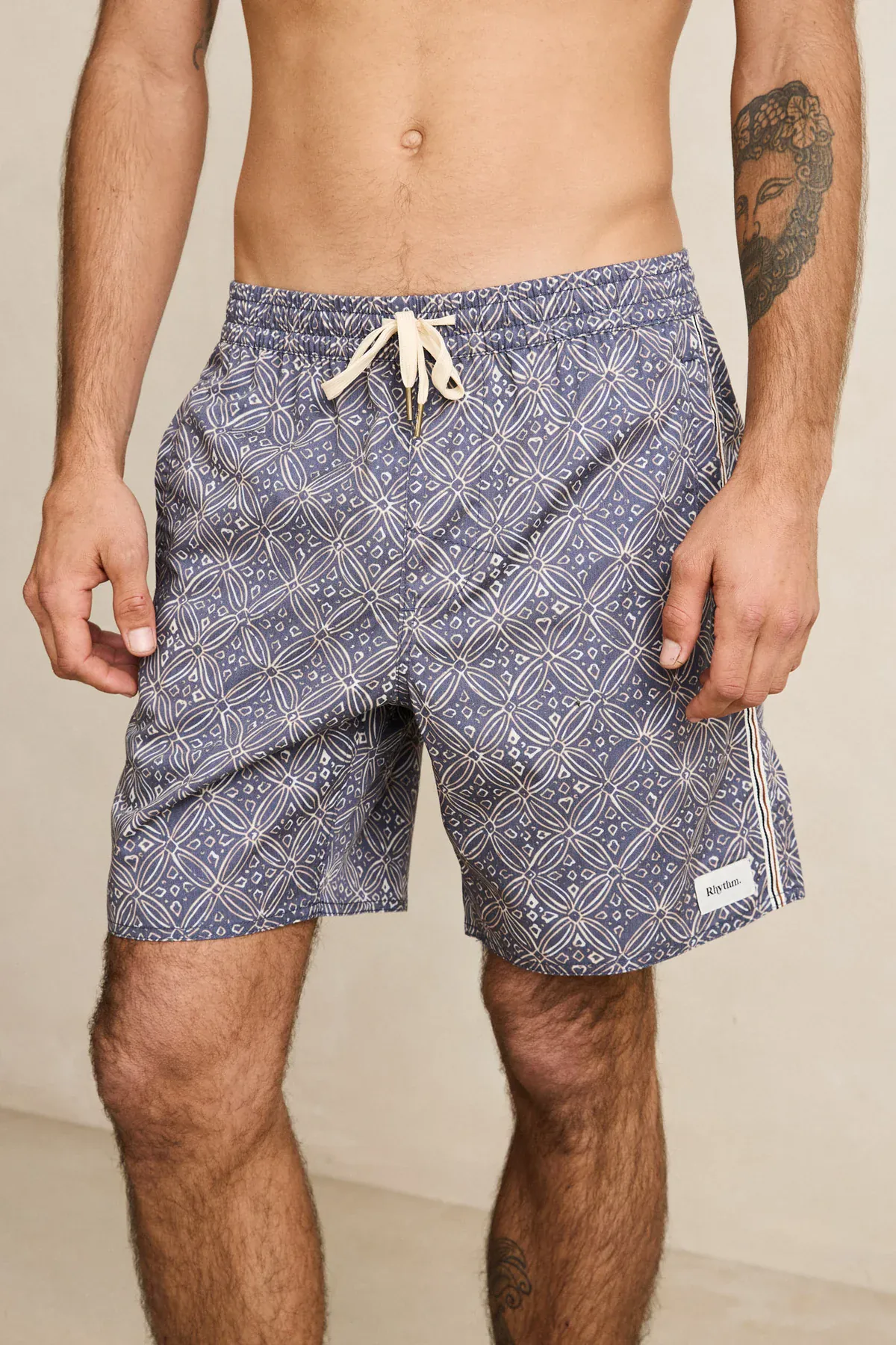 Rhythm Heritage Java Beach Short - Navy - Image 3