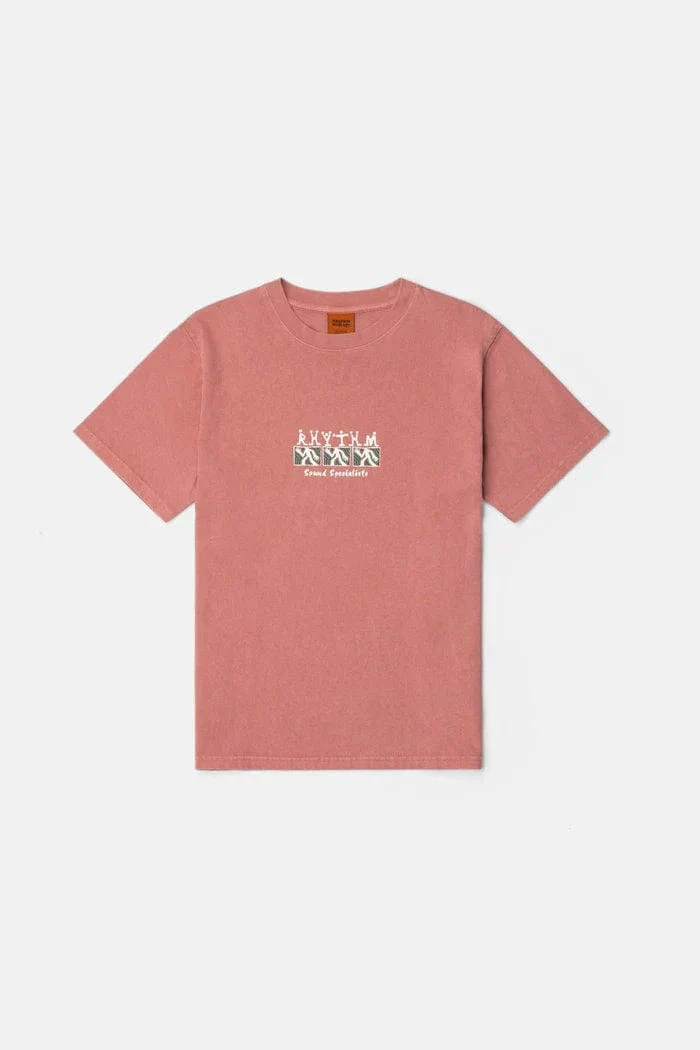 Rhythm Sound Specialist Vintage SS T-Shirt - Dusty Rose