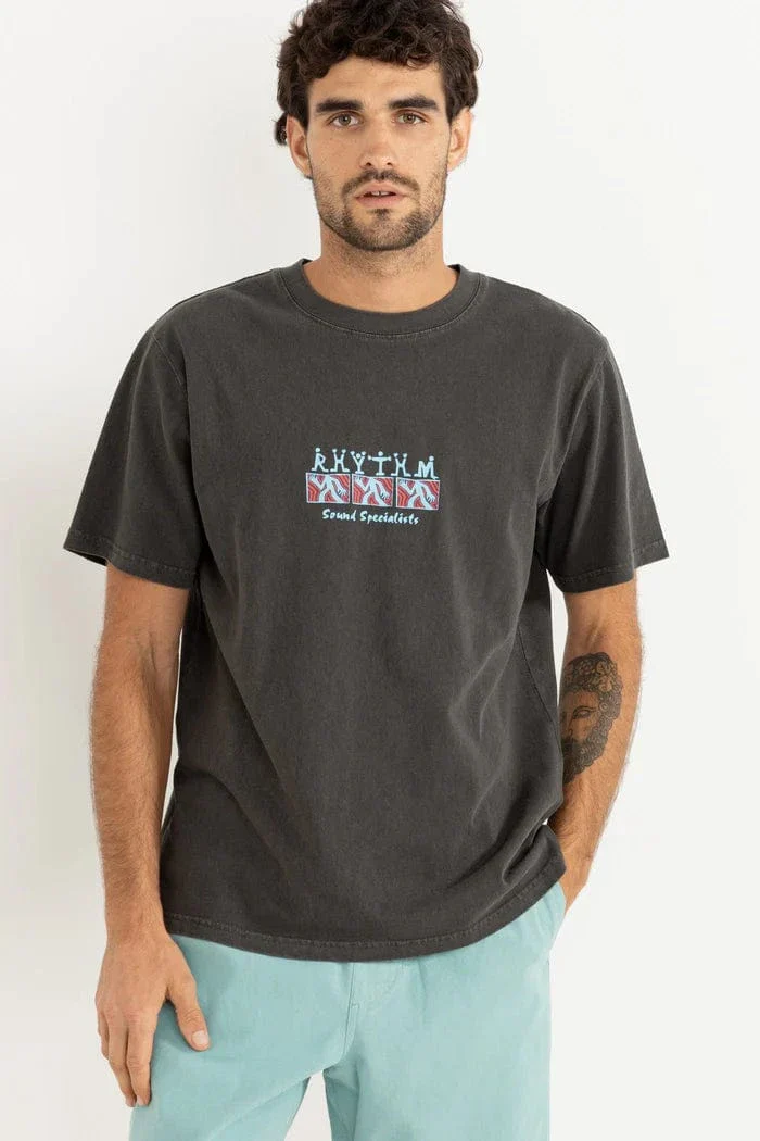 Rhythm Sound Specialist Vintage SS T-Shirt - Vintage Black - Image 3