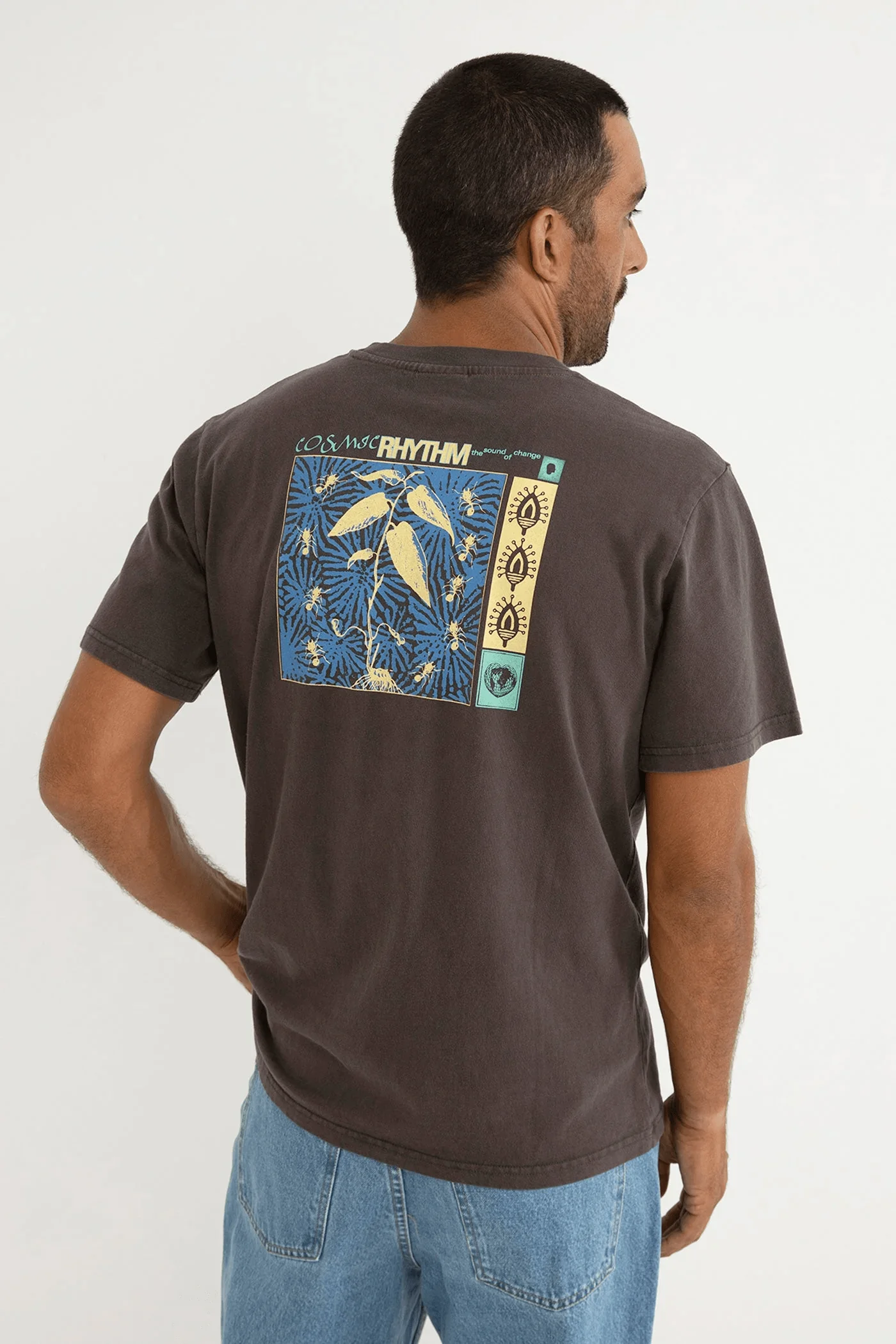 Rhythm Subterranean Vintage SS T-Shirt - Vintage Black - Image 3