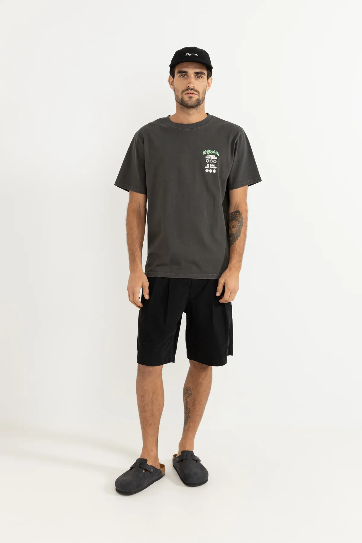 Rhythm Essential Brushed Twill Cap - Black