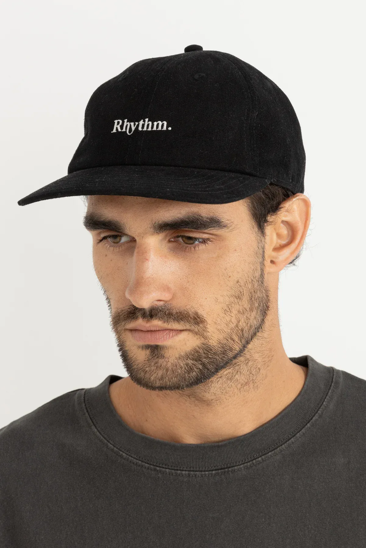 Rhythm Essential Brushed Twill Cap - Black - Image 3