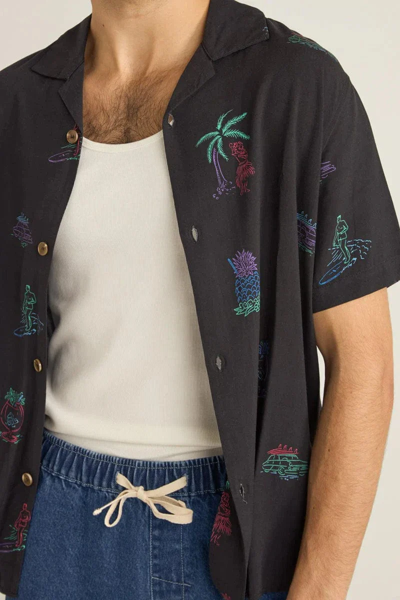 Rhythm Vibes SS Shirt - Black - Image 4