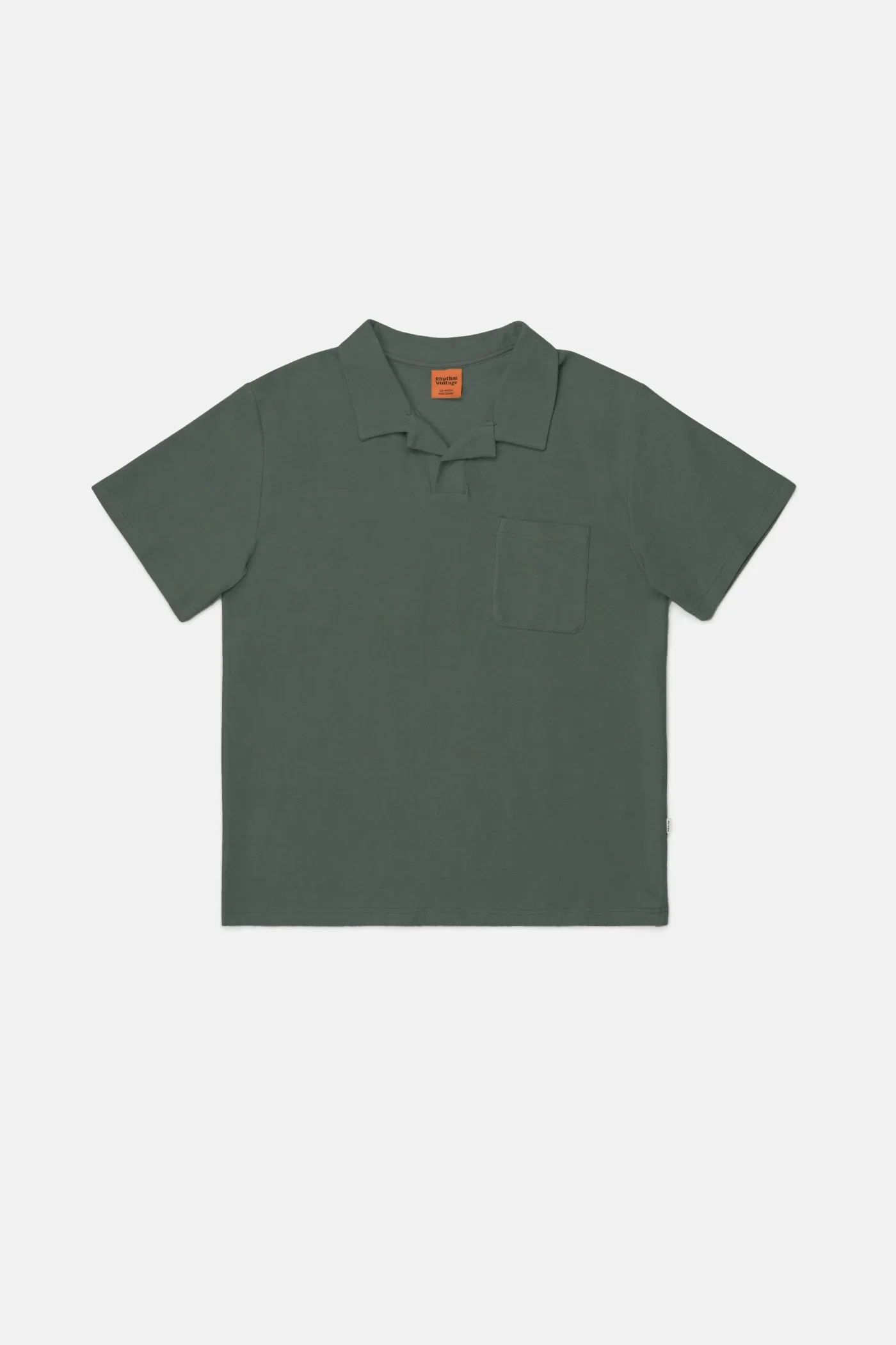 Rhythm Vintage Terry Polo - Silver Pine