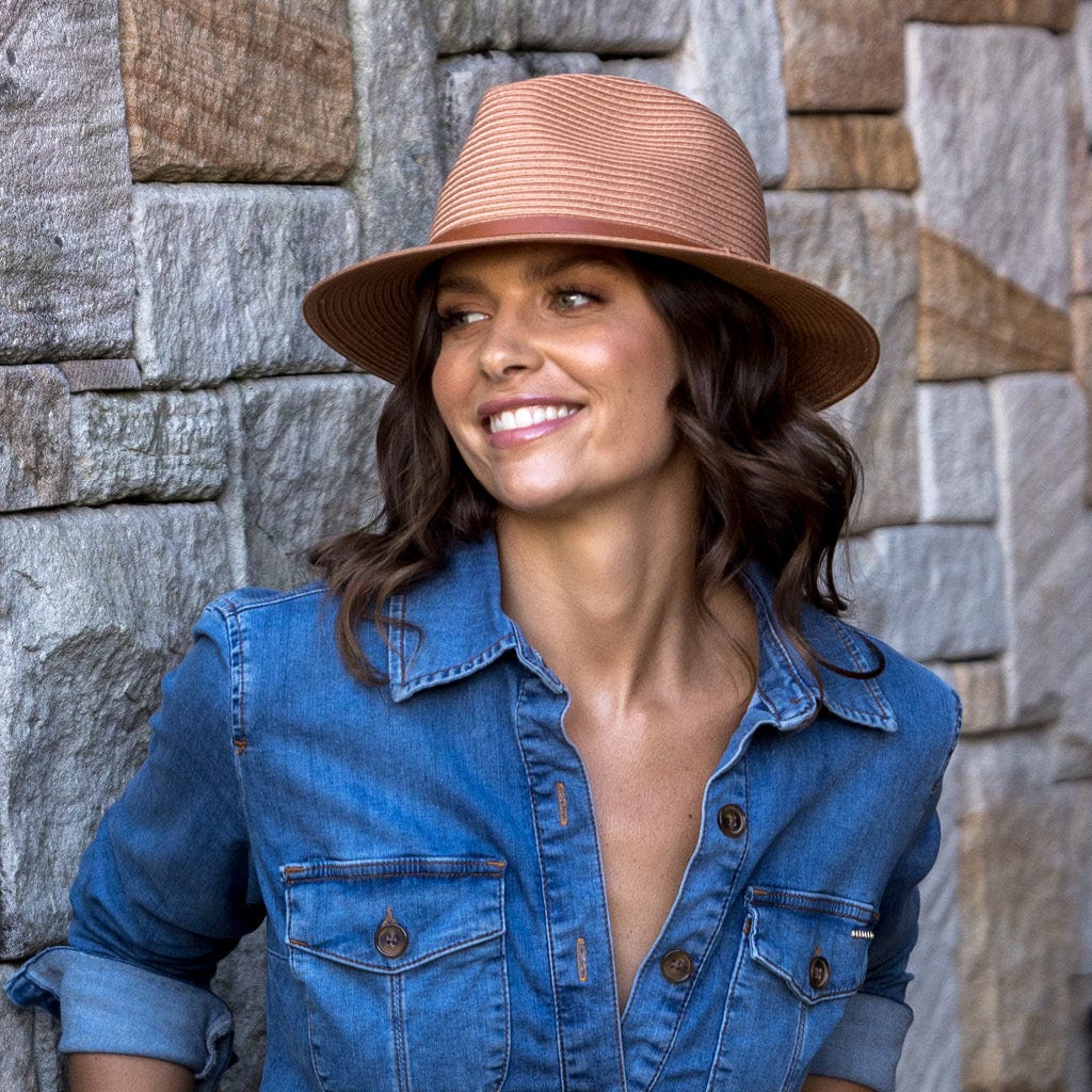 Havana Short Brim Fedora Hat - Image 4