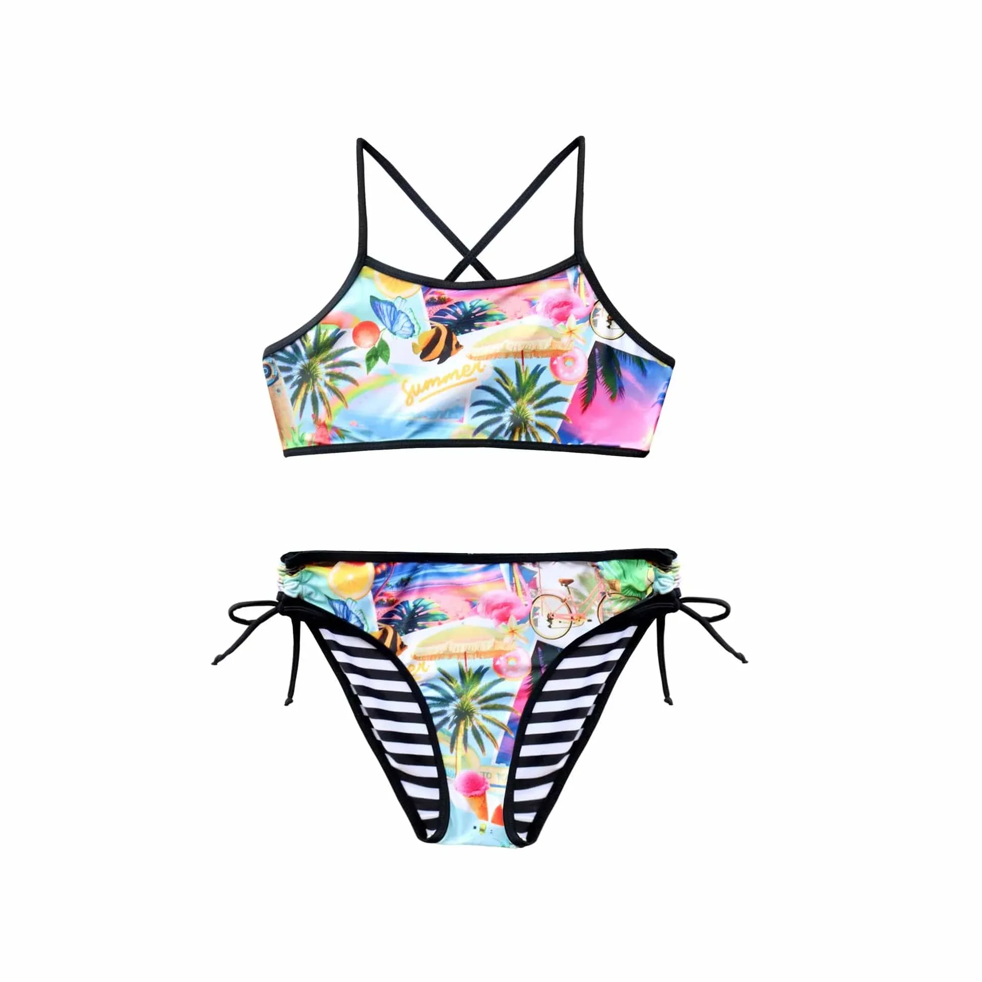 Salty Ink Girls Vacay Reversible Bikini - Vacay - Image 7