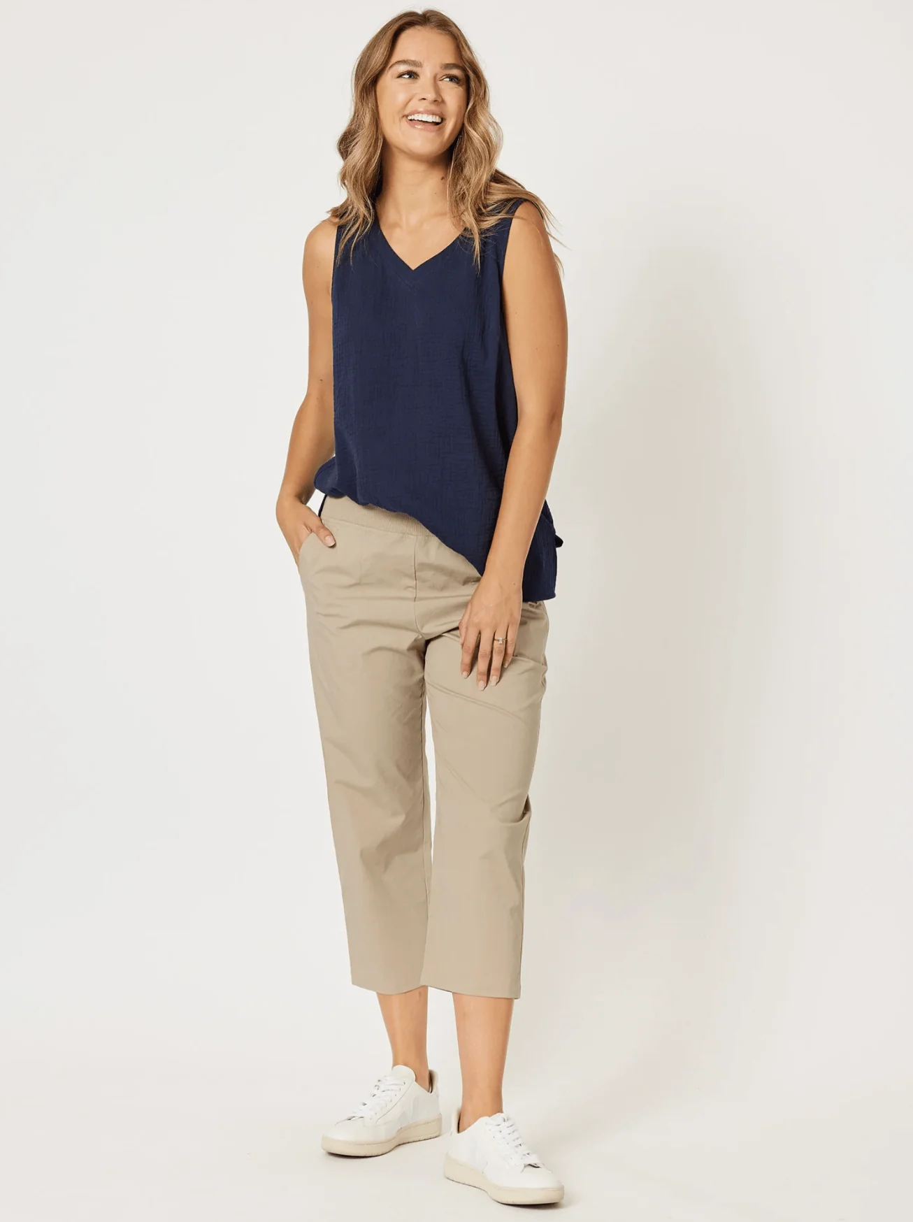 Threadz Santorini Cotton Crop Pant - Image 3
