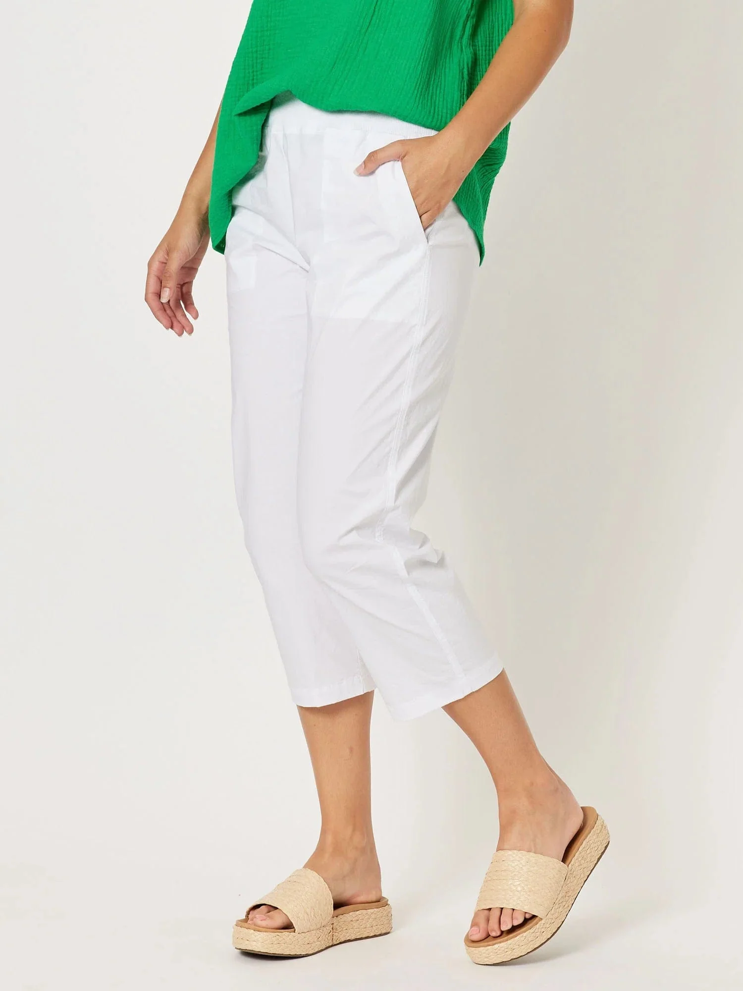 Threadz Santorini Cotton Crop Pant - Image 6