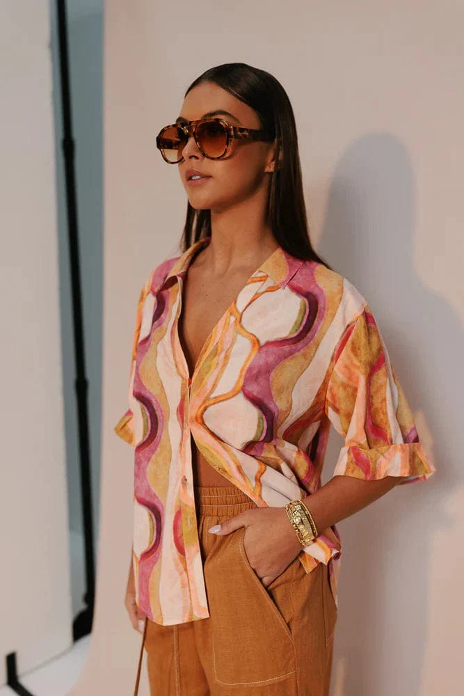 Sanzio Shirt - Paris Print - Image 2