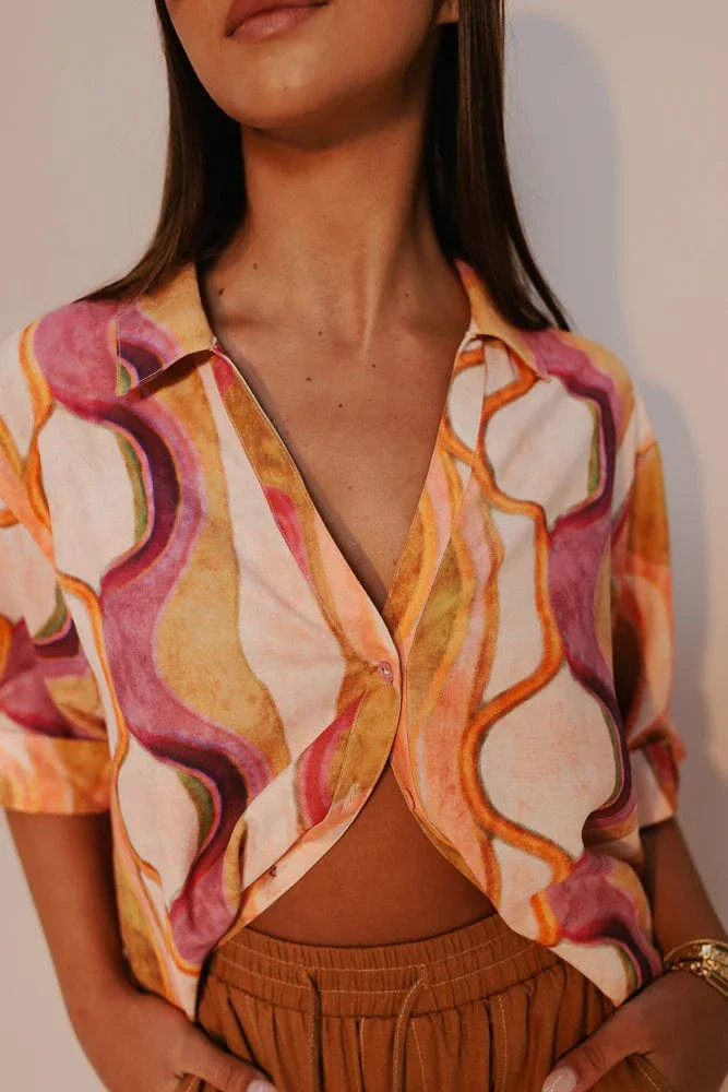 Sanzio Shirt - Paris Print - Image 4