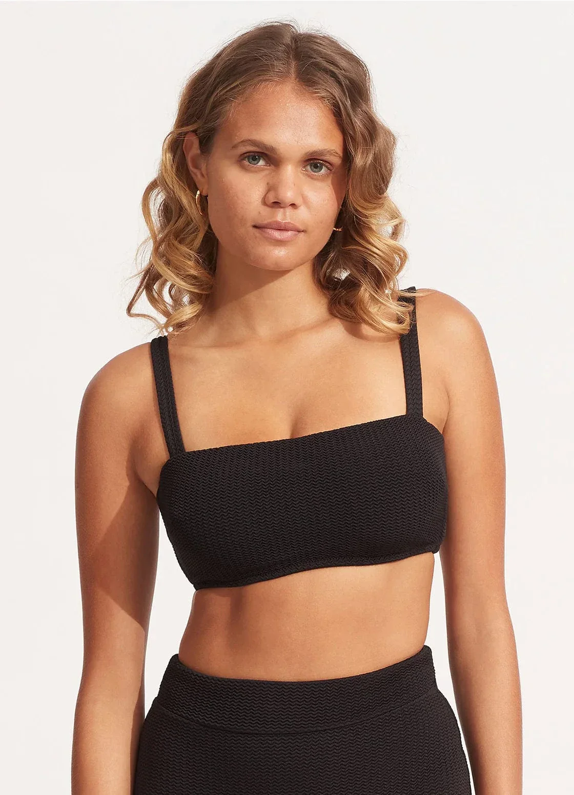 Seafolly Sea Dive DD Tank Bra - Black - Image 2