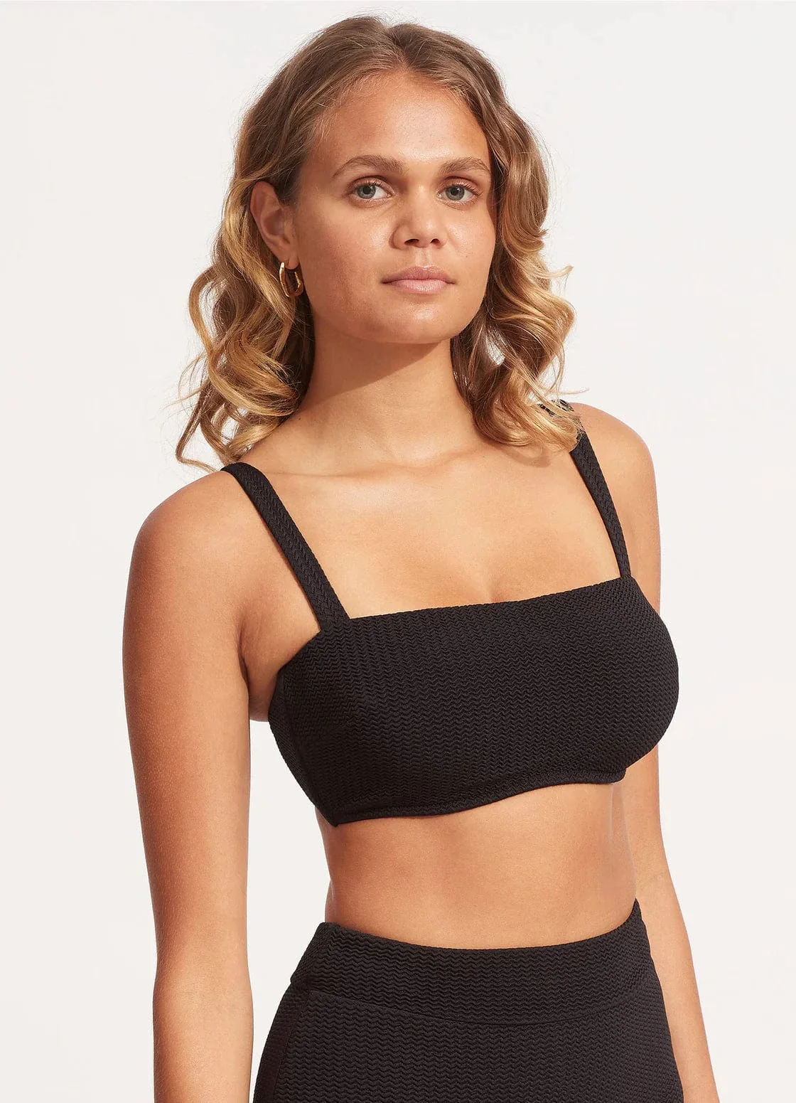 Seafolly Sea Dive DD Tank Bra - Black - Image 3