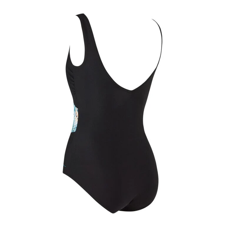 Zoggs Sea Dreamer Front Crossover V Back One Piece - Image 5