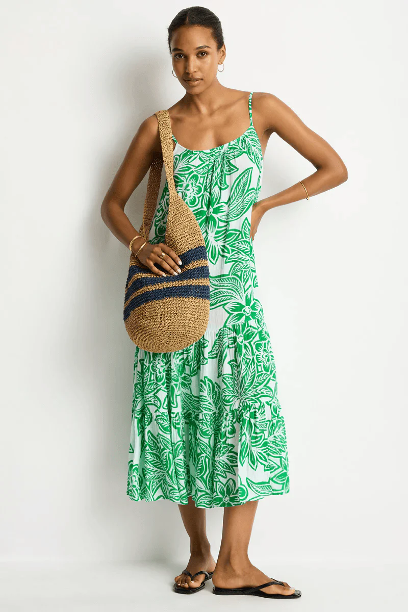 Sea Level Anchor Beach Bag - Natural /Denim