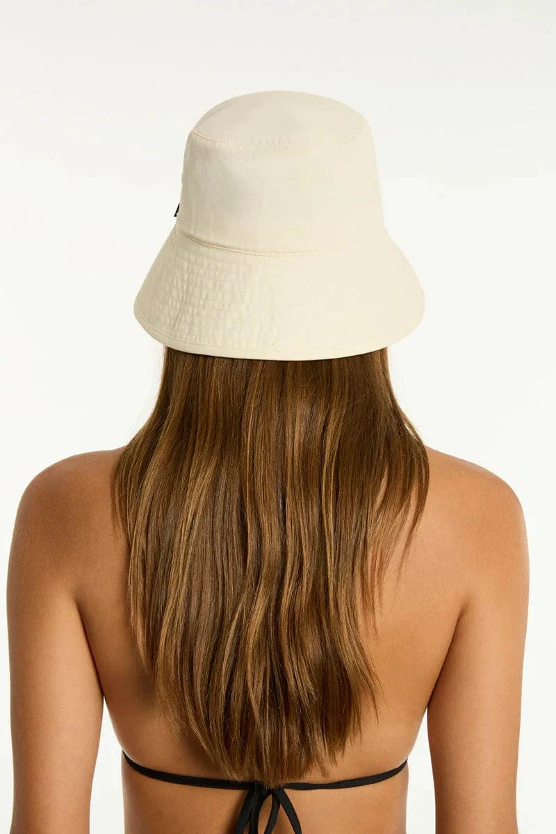 Sea Level Canvas Bucket Hat - Ivory - Image 4