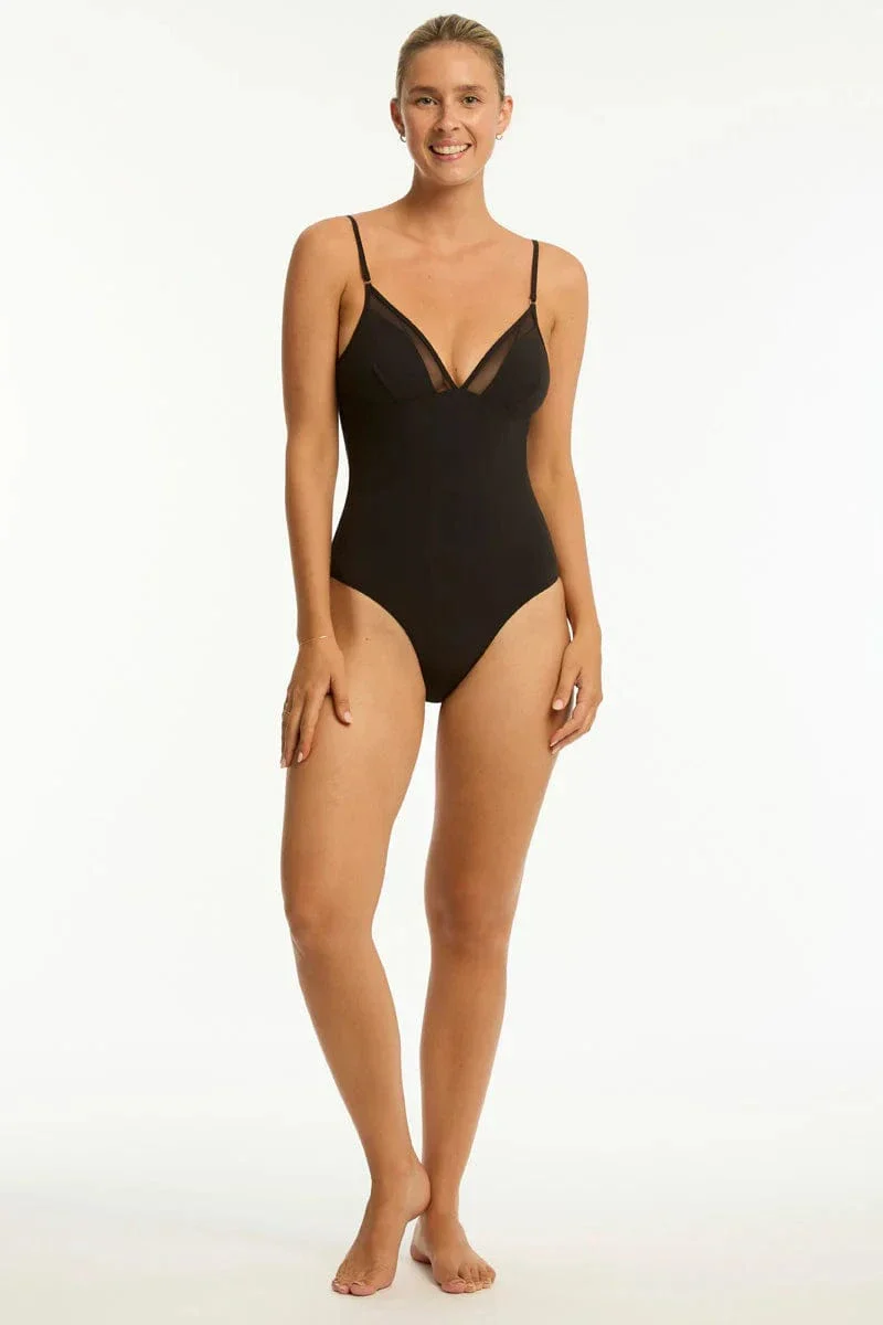Sea Level Eclipse Cross Back Tri One Piece