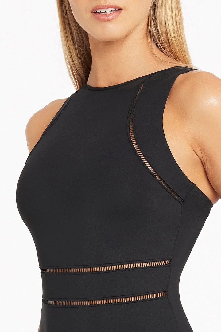 Sea Level Essentials High Neck Multifit One Piece - Black - Image 3