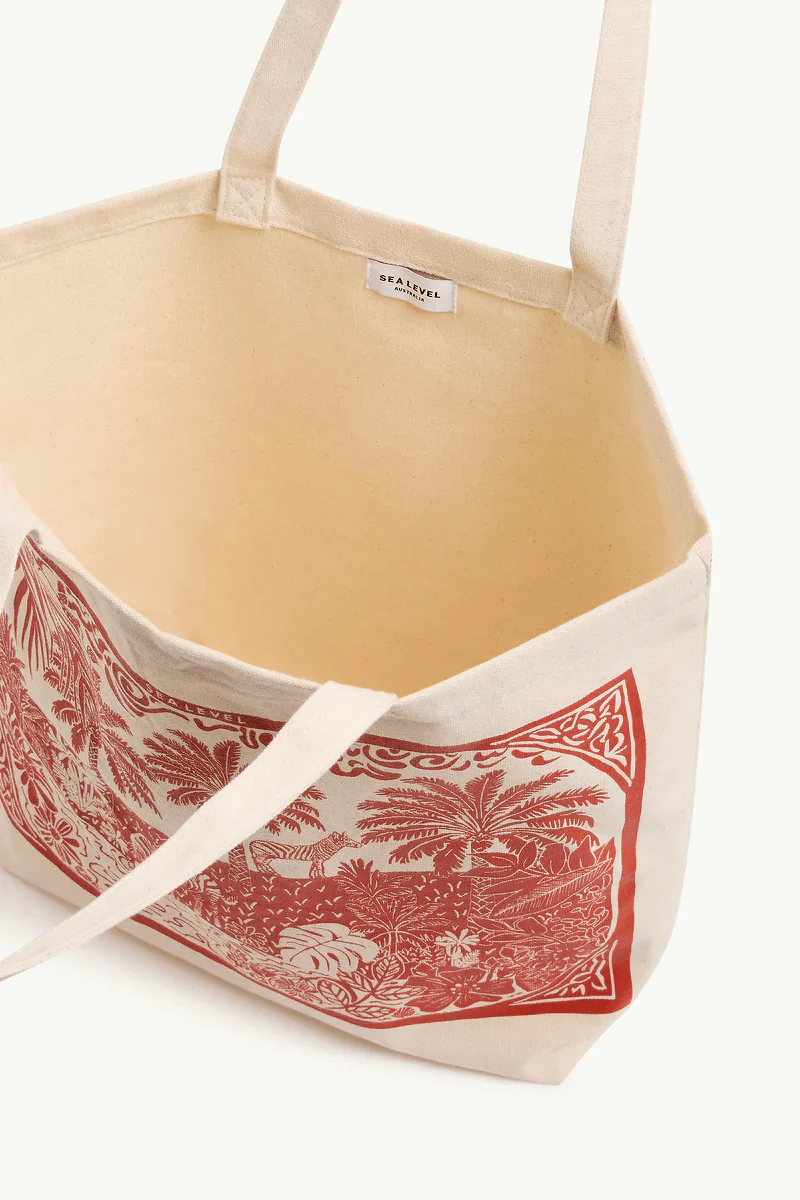 Sea Level Jungle Beach Tote Bag - Tango - Image 2