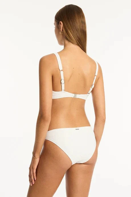Sea Level Spinnaker Longline Bralette - White - Image 3