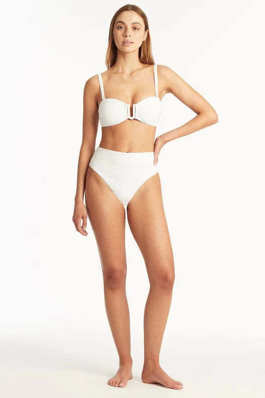 Sea Level Spinnaker Retro High Waist Pant - White - Image 5