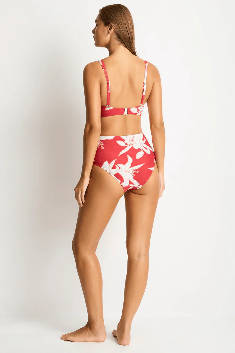 Sea Level Veridian High Waist Pant - Ruby - Image 3