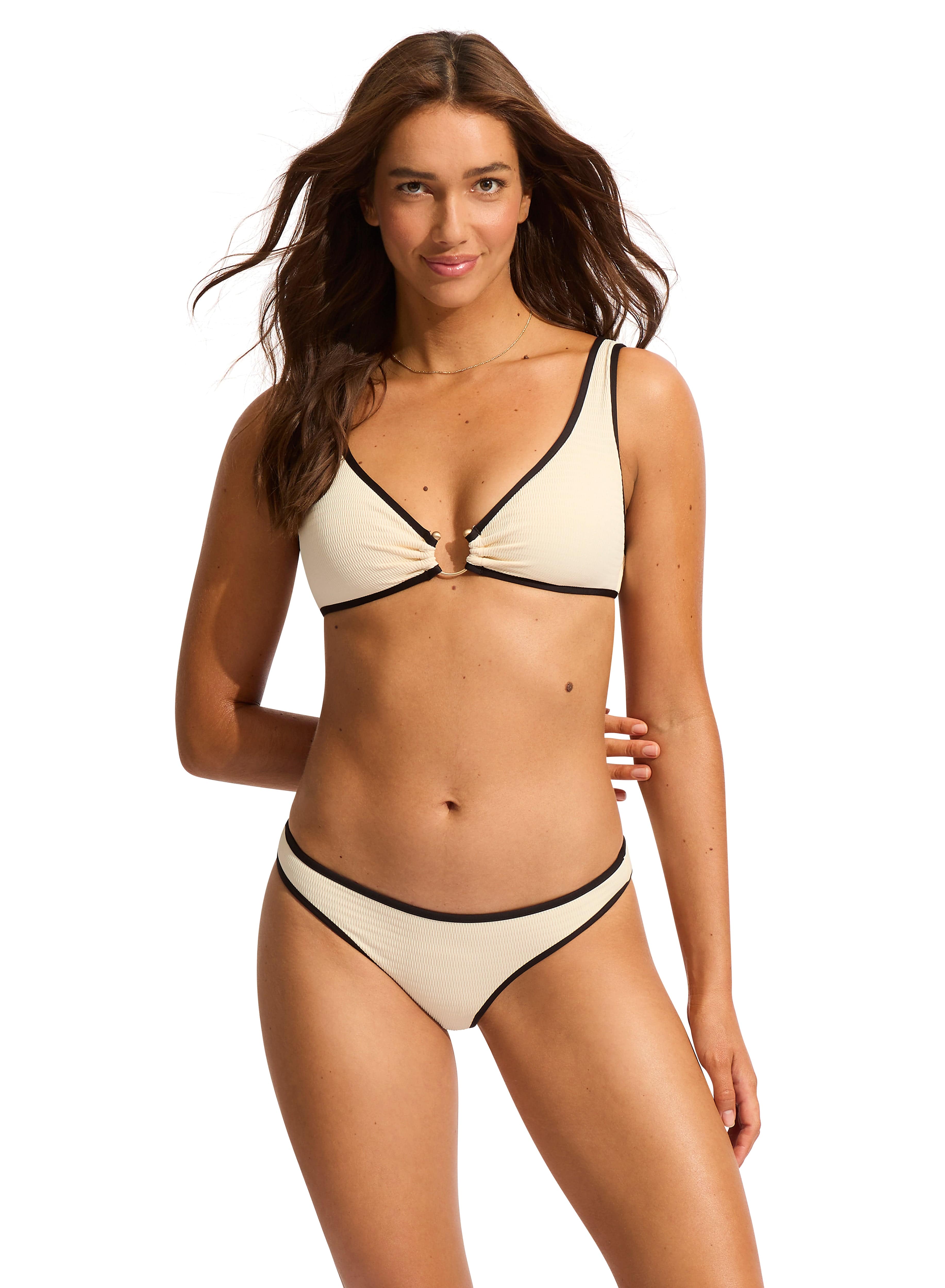 Seafolly Beach Bound Ring Front Tank Bikini Top - Image 2