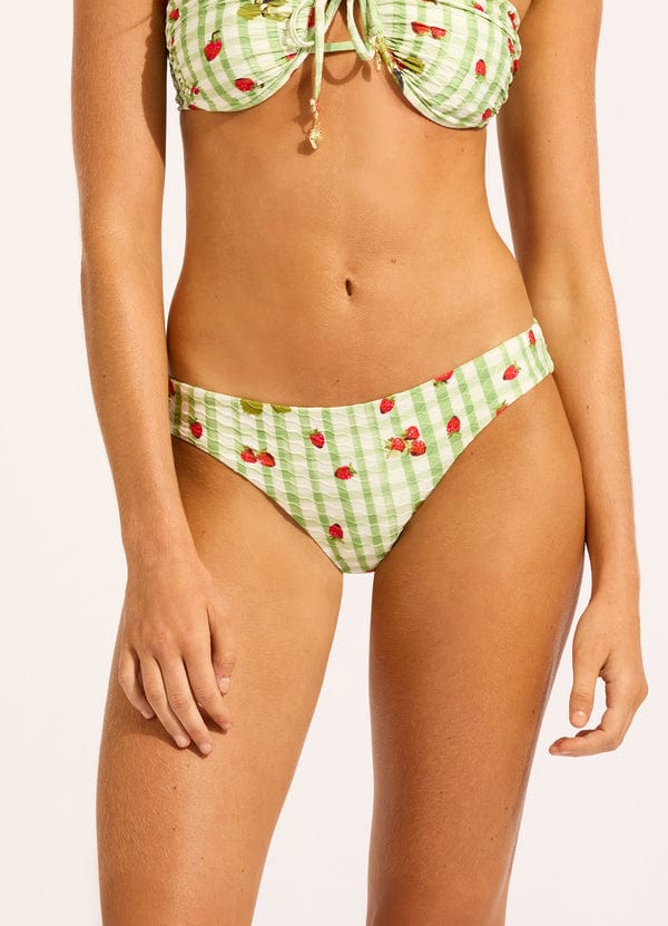 Seafolly Beach Picnic Hipster Pant - Sage - Image 4