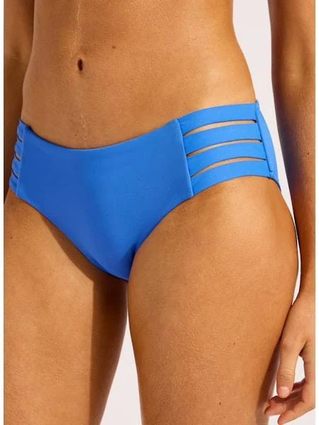 Seafolly Collective Multi Strap Hipster Pant - Sapphire - Image 3
