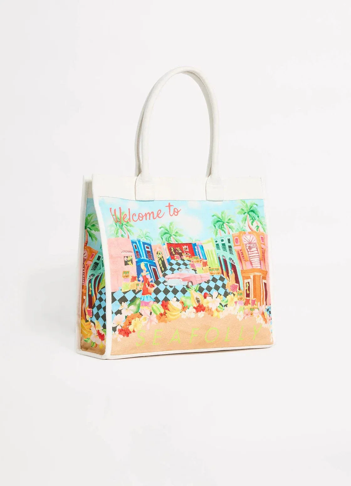 Seafolly Cuba Tote Bag - Turquoise - Image 5