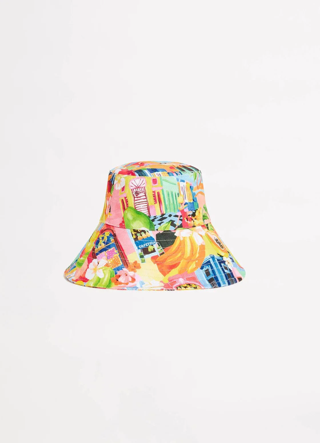 Seafolly Cuba Oversized Bucket Hat - Turquoise - Image 5