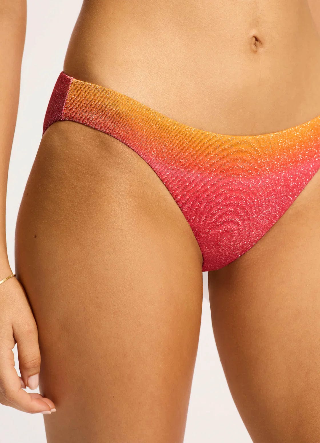 Seafolly Spectrum Hipster Bikini Bottom - Hot Pink - Image 3