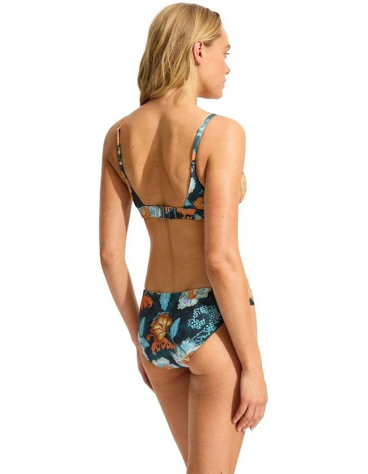 Seafolly Spring Festival Hipster Pant - True Navy - Image 4