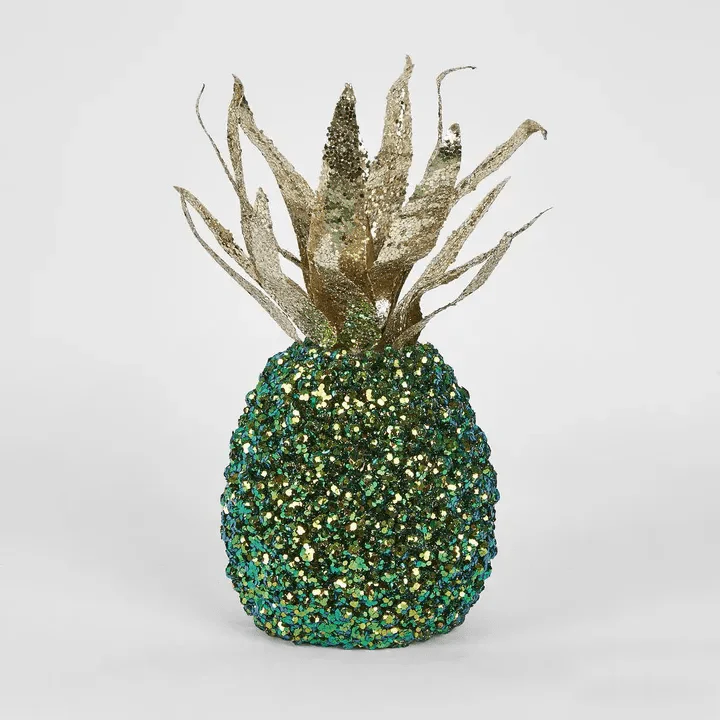 Shimmer Hanging Pineapple- Green