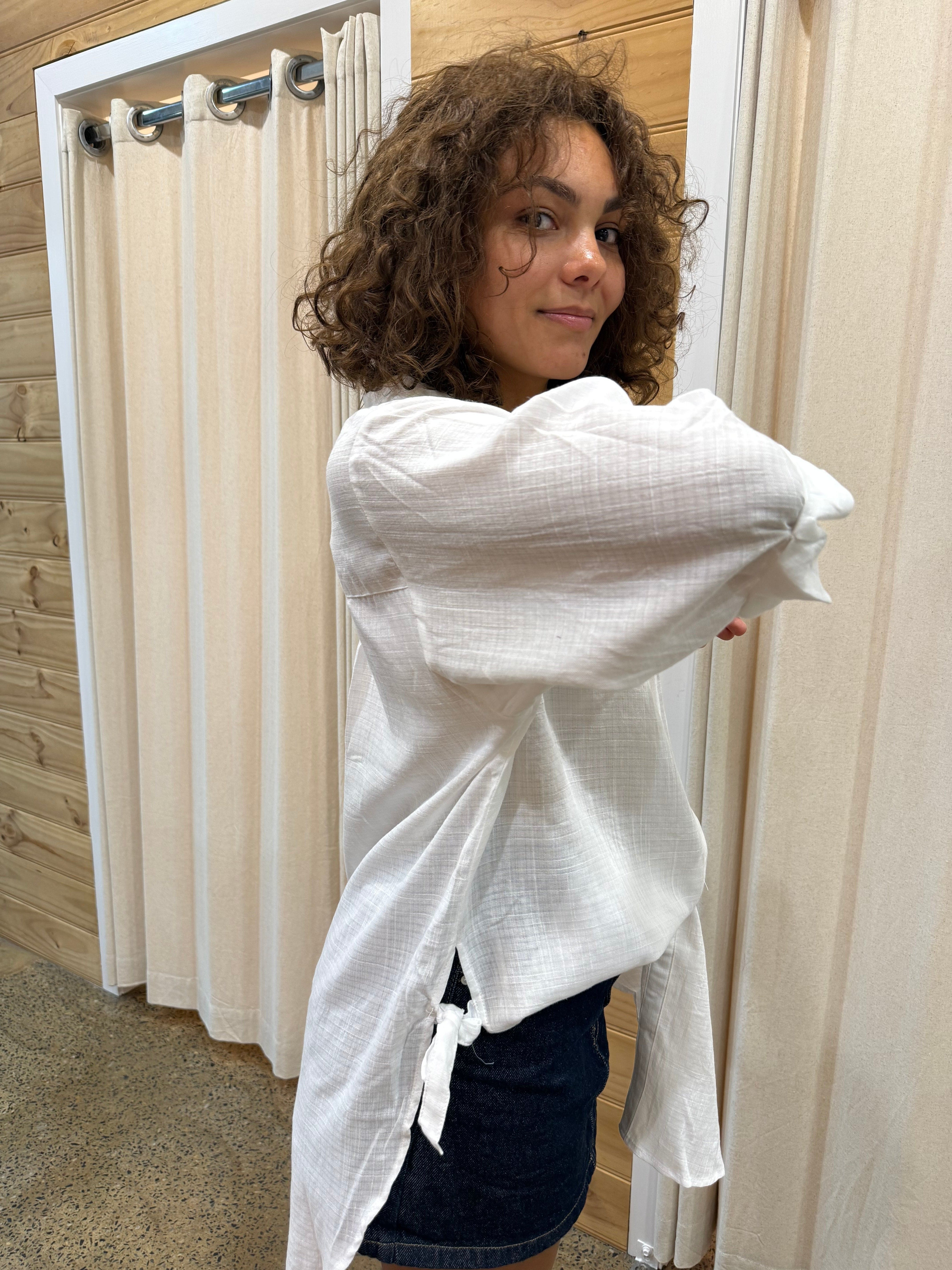 Lorraine Tie Side Shirt - Image 8
