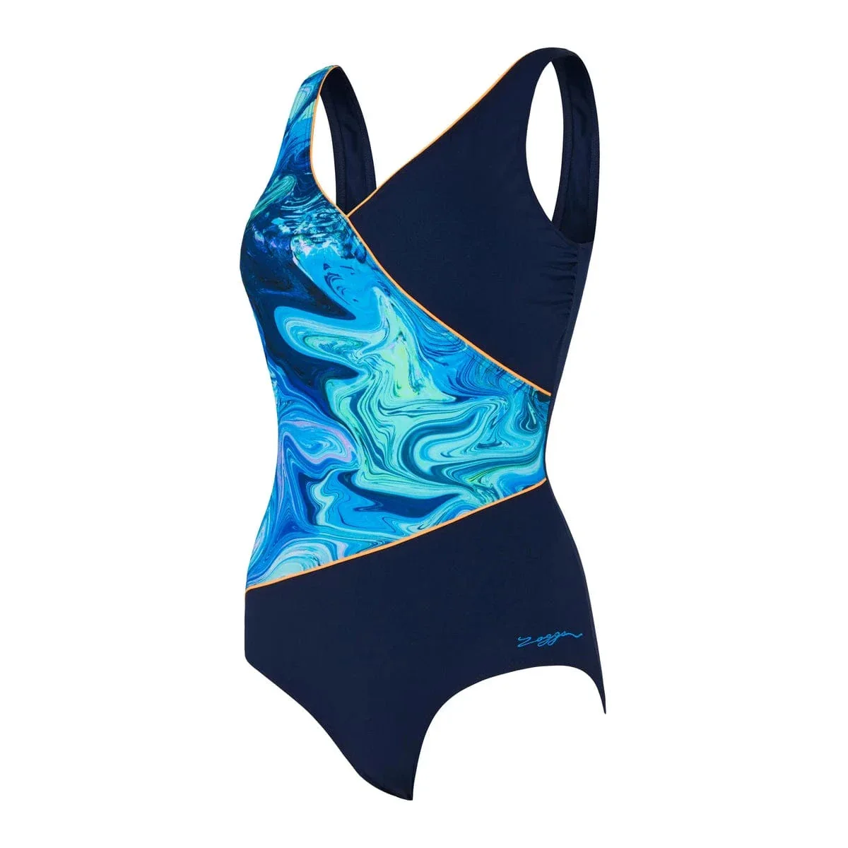 Zoggs Spatial Wrap Front Swimsuit - Image 6