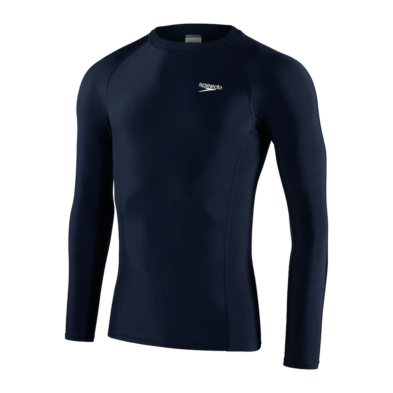 Speedo Mens Ls Rash Top - True Navy/White - Image 6