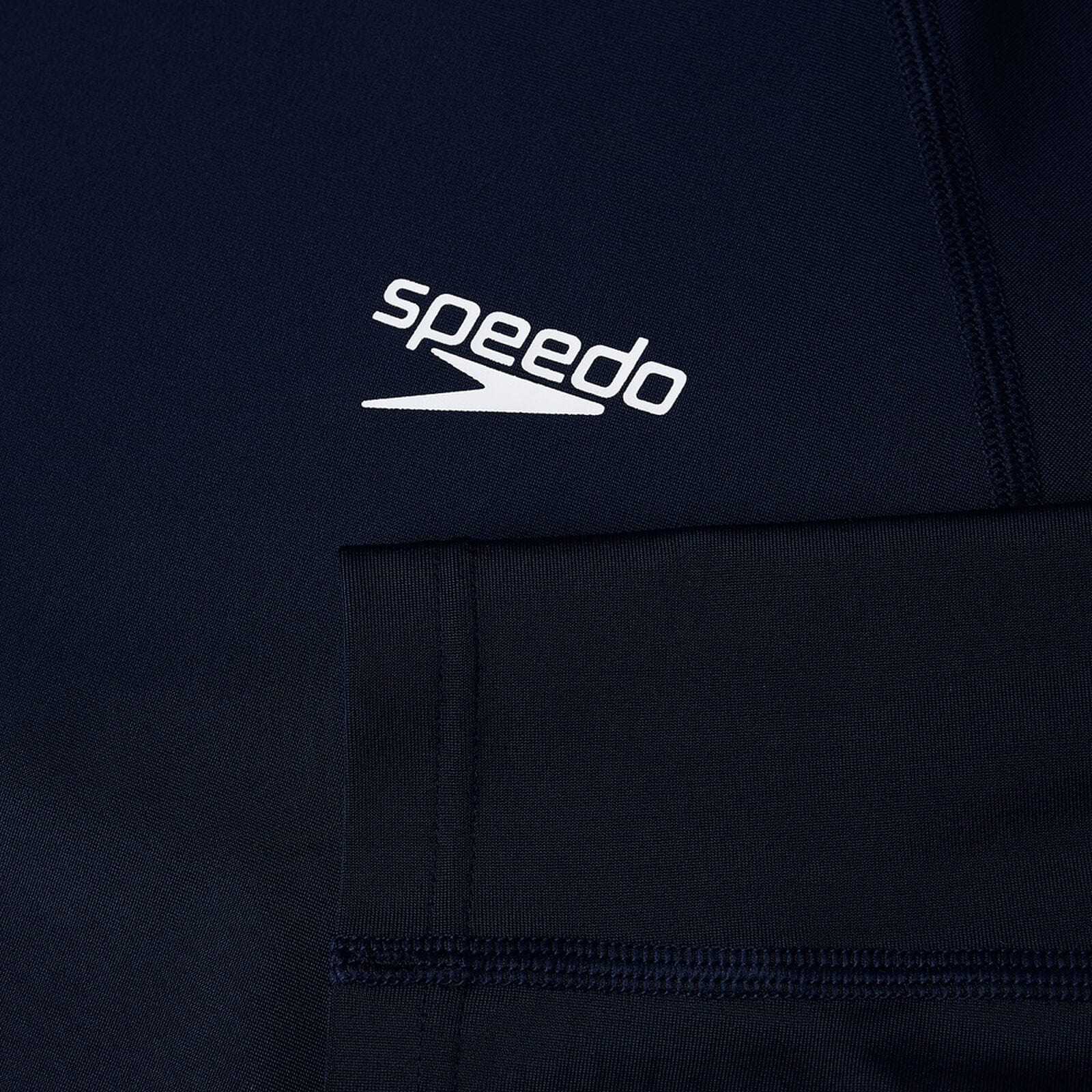 Speedo Mens Ls Rash Top - True Navy/White - Image 7