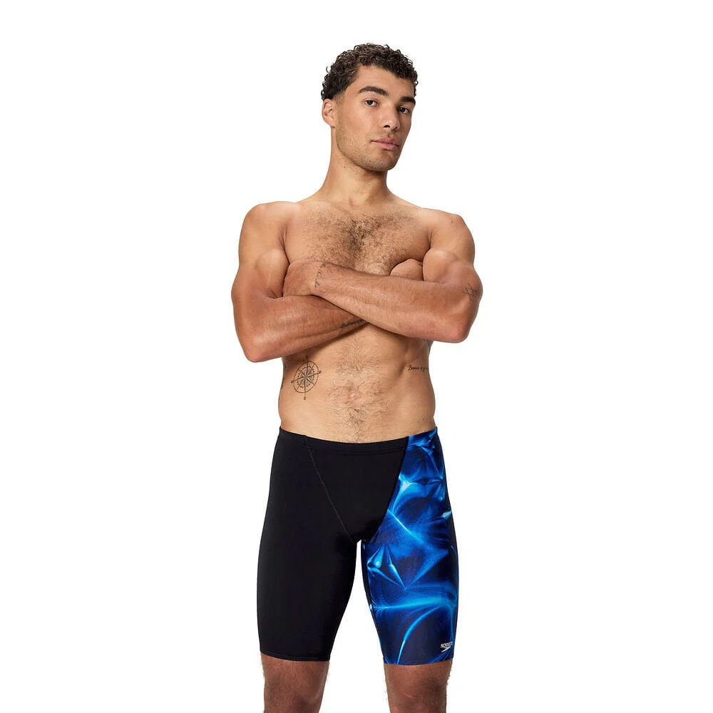 Speedo Mens Print Vcut Jammer